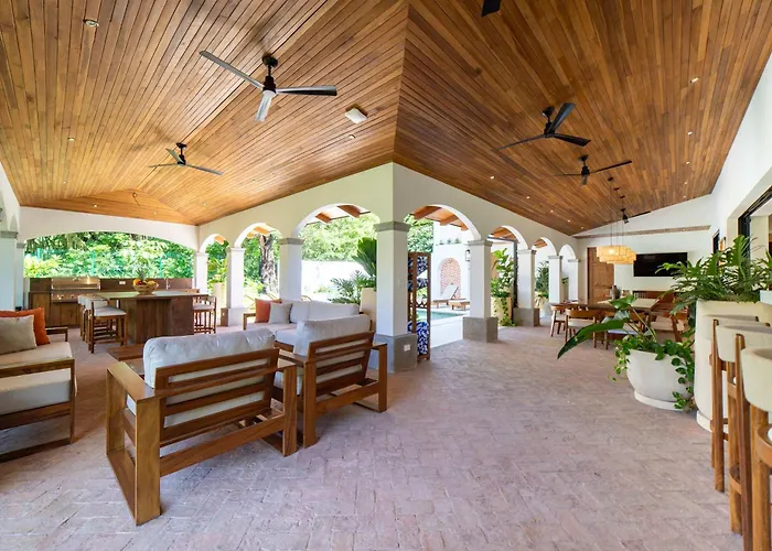 Villa Indigo Coastal -- 1 -- 6br Private -- Pool Jungle Blue Zone Living Playa Guiones *